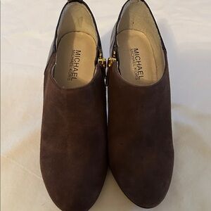 Michael Kors Women's Dark Brown Ankle Booties